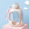 1500ml Sports Water Bottle Large Capacity ABS Coated Portable Handheld