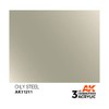 AK Interactive 3rd Gen Metallic Oily Steel 17ml
