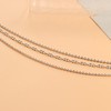 Pencros Dainty Layered Anklet,14K Gold Filled Cute Beads Satellite Chain