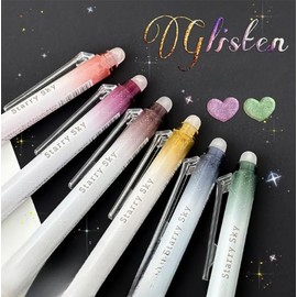 Afoxon 6 Pcs Erasable Colored Pens Cute Colored Gel Ink Pens Retractable Colored Pens 0.7mm Point Pen Office School Pens Women Girls Men Boys Pens