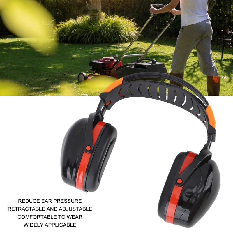 Noise Reduction Earmuffs Foldable Lightweight Hearing Protection Safety Over Head