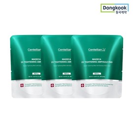 Centellian24 마데카 더블 타이트닝 앰플 패드 리필 60매 3개 모공 피부 탄력관리 미백 주름케어 광채 리프팅 Madeca Double Tightening Ampoule Pad Refill 60 Sheets 3-pack Pore Skin Elasticity Care Brightening Wrinkle Care Radiance Lifting
