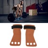 Gymnastics Palm Protectors, 2pcs Gymnastics Hand Grips Imitation Leather Three