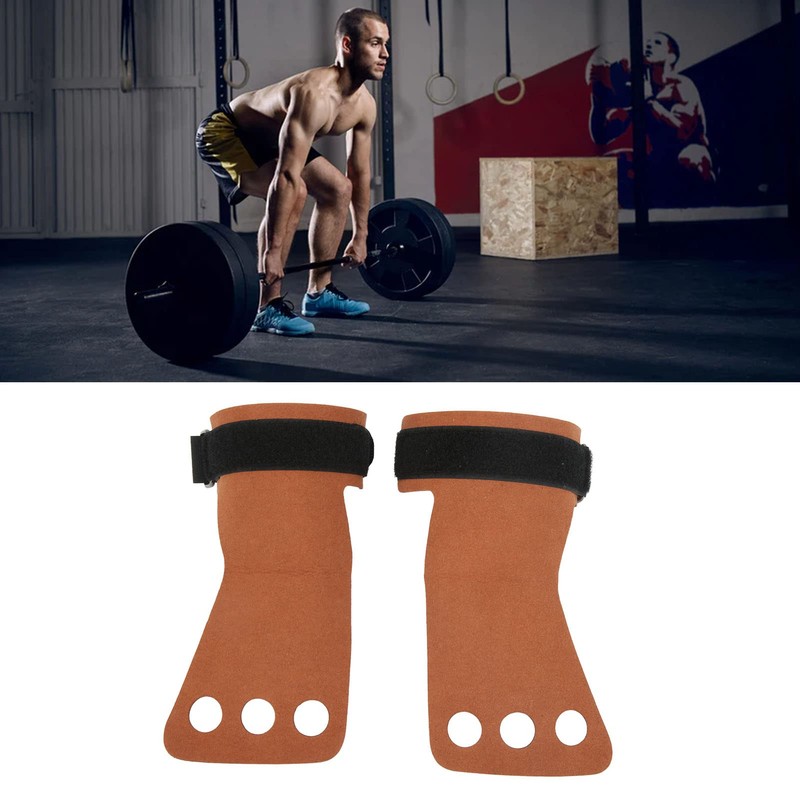 Gymnastics Palm Protectors, 2pcs Gymnastics Hand Grips Imitation Leather Three