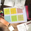 Mr. Pen- Graph Paper Sticky Notes, 6 Pads, 3x3 Inch,