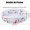 MADELALU Alberca Inflable para Niños, 90cm Piscina Inflable Alberca Infantil
