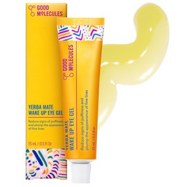Good Molecules - Gel para ojos Yerba Mate Wake Up, 15 ml.5 oz, yerba mate y cafeína para minimizar la hinchazón, los ojos cansados y la hinchazón,... 