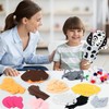 Set da 6 pezzi per creare pupazzi da mano calzino