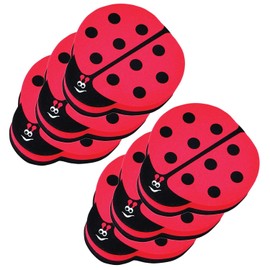 Ashley Productions Magnetic Whiteboard Eraser, Ladybug, Pack of 6
