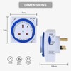Mechanical Indoor Timer Socket Switch, 24 Hour Segment Timer Light