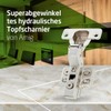Amig - Superaco hydraulic pot hinge nickel-plated - Ø35 mm