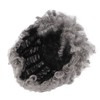 Curly Gray Short Afro Wig Synthetic Hairstyles Grey Black Short