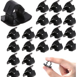 20 Pcs black Automotive Replacement Bonnet Holder Pad Clip Car Hood Bonnet Insulation Clips, Plastic Cover Plugs Buckle Fastener Retainer