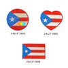 6 Pcs Puerto Rico Flag Embroidered Patch Emblem, Iron On/Sew