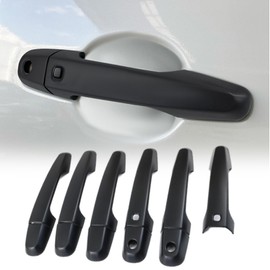 JHCHAN Door-Handle-Covers for Mitsubishi-L200-Accessories 2015-2025 Exterior Car Door Handle Protector Scratch Guard Shield Matte Black 11PCS