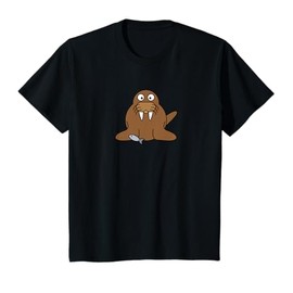 Cute Walrus Tee Shirt Kids 3-12 T-Shirt