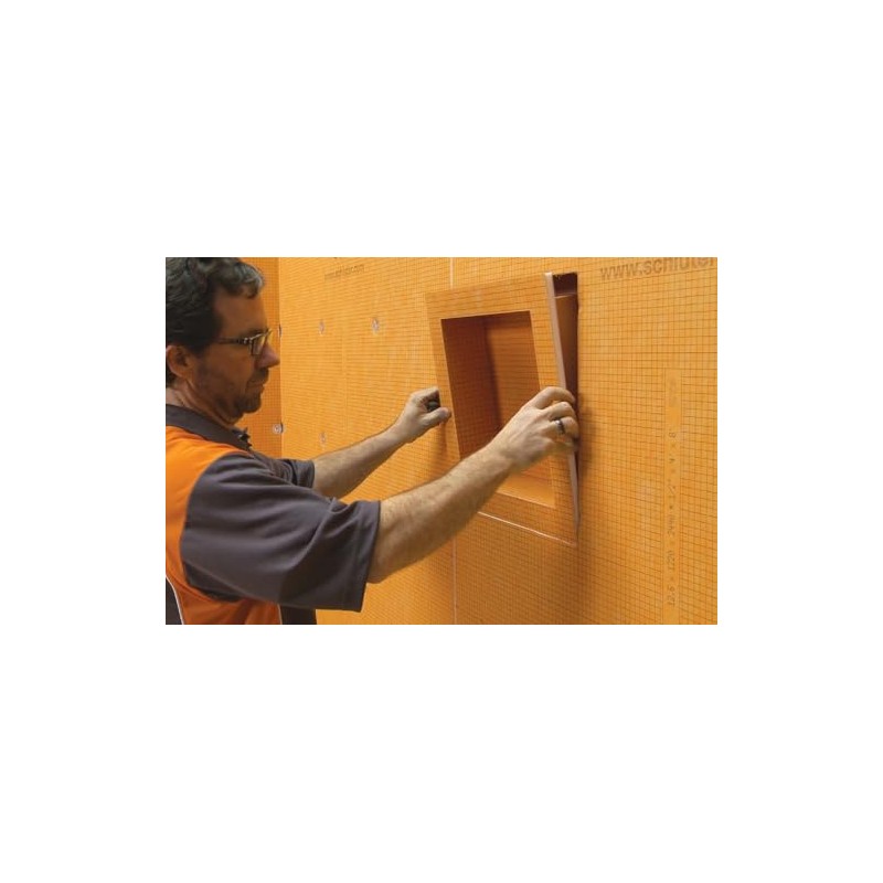Schluter KERDI-BOARD-SN Shower Niche - Waterproof and Ready-to-Tile, Easy Installation