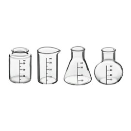Barbuzzo Lab Shots (Set of 4), Clear