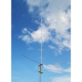 YNIBST 26~28MHz CB Base Station Antenna,20 ft. Aluminum Alloy Omni-Directional Outdoor Antenna for Cobra Midland Uniden President CB Radio Transceivers