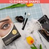 VOSBUTY Eyebrow Stamp Stencil kit, Eyebrow Stamp for Perfect Brows