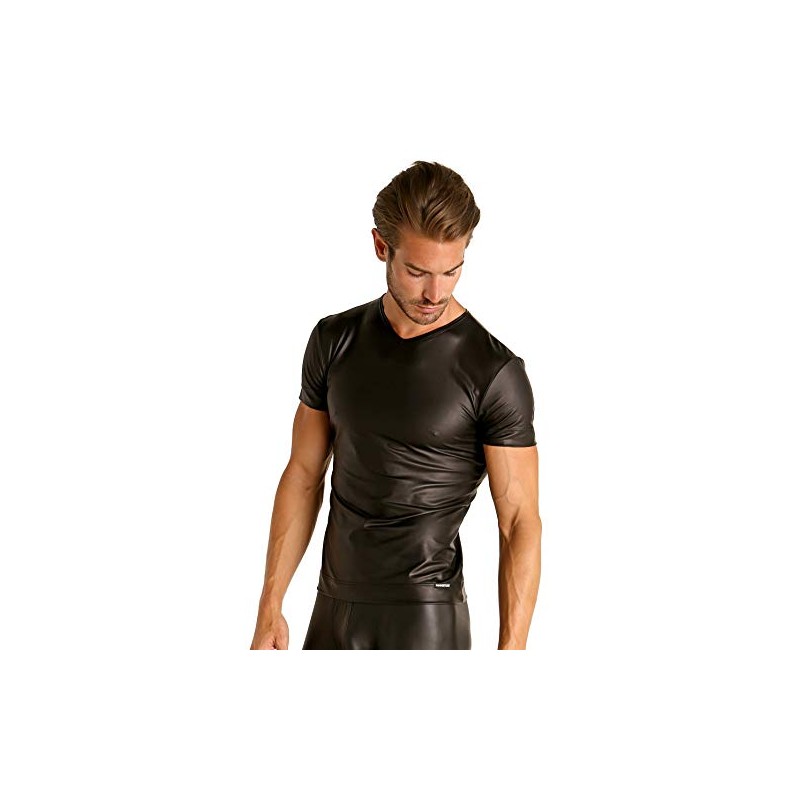 MANStore M510 V-Neck T-Shirt regular / T-Shirt - black /