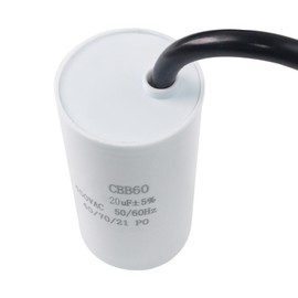 20 uF ± 5% 450VAC 50/60hz 40/70/21 PO CBB60 Oval Run Start Capacitor for Cool or Heat Pump Air Conditione AC Motor Run Fan Start 1Pcs