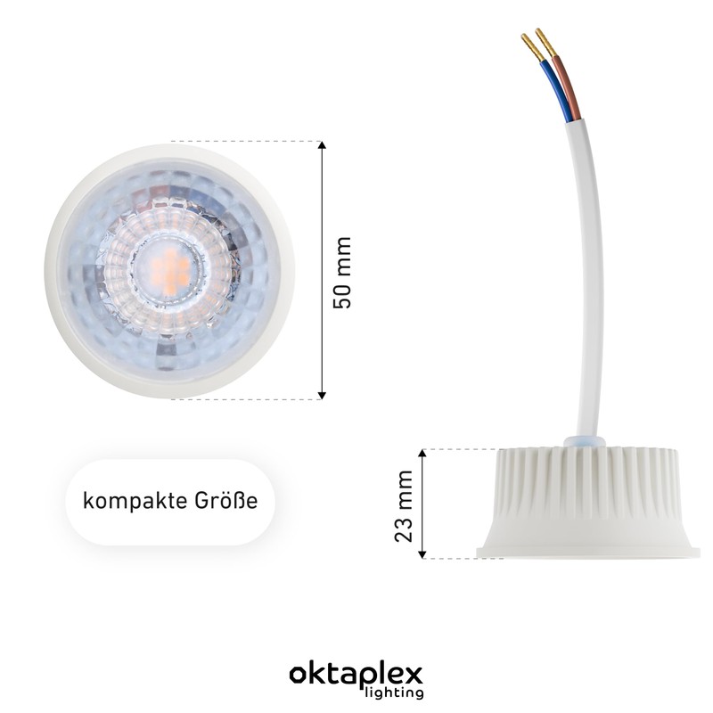 Oktaplex Set of 6 LED Module GU10 Replacement 230 V