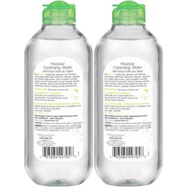 Garnier SkinActive Micellar Cleansing Water, All-in-1 Makeup Remover and Facial Cleanser, For Oily Skin, 13.5 fl oz, 2 Pack