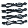 NBWDY RGB Extension Cable for Rock Lights,4PCS 2 Feet Extension