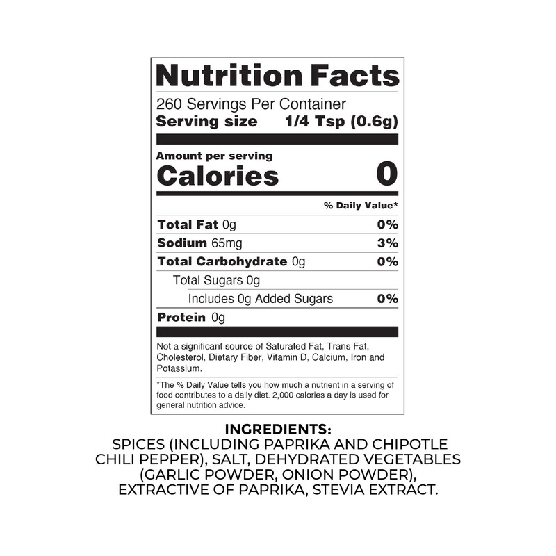 Rib Rack Chipotle Sugar Free Seasoning, 5 oz