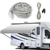 labwork RV Awning Fabric Replacement-Grey-20FT(Fabric 19FT2in)-Waterpoof Universal Outdoors Refer to