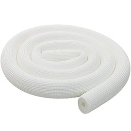 Pipe Insulation Tubing, BESUNTEK 6ft Heat Preservation Insulated Foam Tubing Handle Grip Support, for Water Pipes, air Conditioning Pipes (0.98" × 0.39", White)