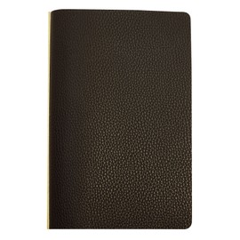 PLT Shrink 6 Hole Ring Leather Bible BK