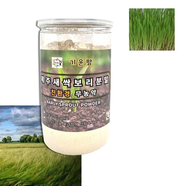 Pesticide-free sprout Jeju barley powder, how to consume pure powder 300g, sprout barley powder 300g / 무농약 새싹 제주 보리 분말 순 가루 먹는법 300g, 새싹보리 분말 300g