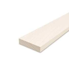 Reese Smooth Edge Boards - Planed Spruce - 1.9 cm Thick x 60 cm Long - 10 cm Wide - For Building Shelves and Furniture as well as for Crafts