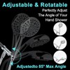 Shower Head Holder All Metal, Brass Adjustable Shower arm Bracket