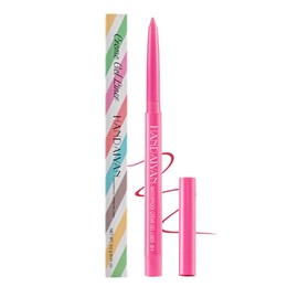 JIMYAUQIN High-Pigmented Waterproof Eyeliner Pencil - Retractable, Easy to Use, Smudge Proof, and Rich in Color for All Occasions (Pink)