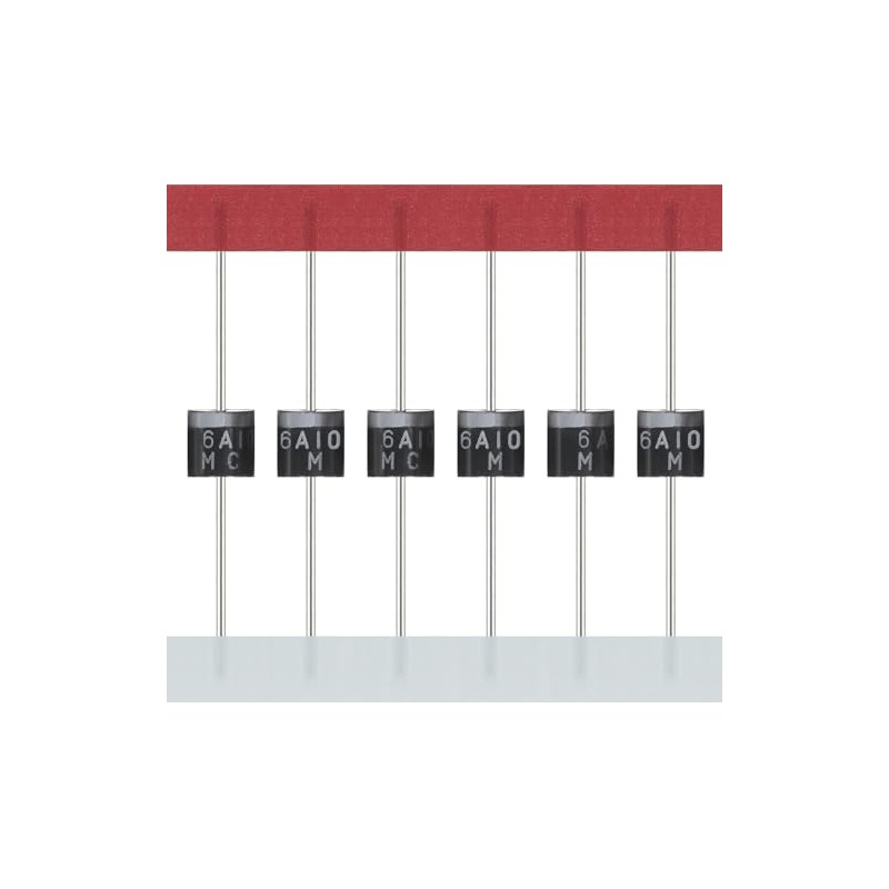 ALLECIN 6A10 Rectifier Diode 6A 1000V R-6 Rectifier Diode Axial