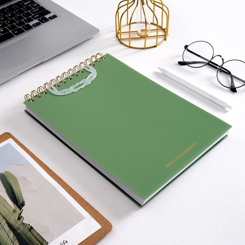 Yoment Top Spiral Notebook, Steno Pads College Ruled, 300 Pages