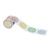 Sun-Star Stationery S8815690 Sticker, Roll Type, Round, Rosette and Message