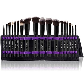 SHANY Artisans Easel 18 Piece Elite Cosmetics Brush Collection, Black                                                                                 