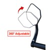 Hafny 2024 NEW Motorcycle Bar End Mirror, CNC Alloy Aluminum
