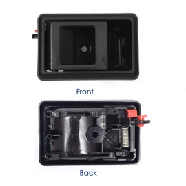 Inside Interior Door Handle Front & Rear Left Right Handle for Toyota 4Runner Corolla Tacoma Tercel Pickup 1987-2000,Geo Prizm 1992-1998,Black