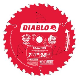 Diablo D0724X 7-1/4" Saw Blade With 24 Teeth