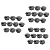 Housoutil 30pcs Desktop Cable Hole Cover Wiring Duct for Home