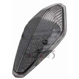 TOPZONE Compatible/Replacement for Honda VTX1300S, VTX 1300R, VTX1300T; Rear Lamp Brake Taillight (4.Style B: LED Taillight integrated Turn Signal Function, Smoke Lens)