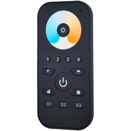 Convenient: Remote Control 3 Light Scenes | Black Mini Duo White LED Spotlight with Adjustable Color Temperature 4 zones