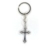 AXLorange Key Ring Cross, silver