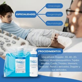 Gel Conductor Ultragel Classic Color Azul 5lt Tipo de envase Flexienvase