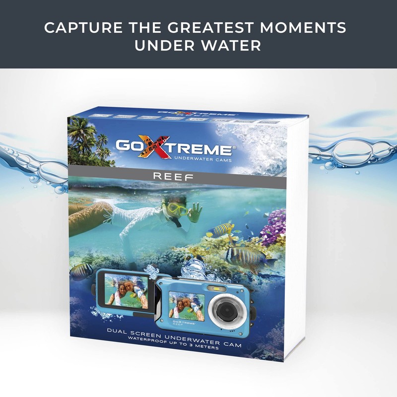 GoExtreme 20154 Reef 4K Action Camera - Blue